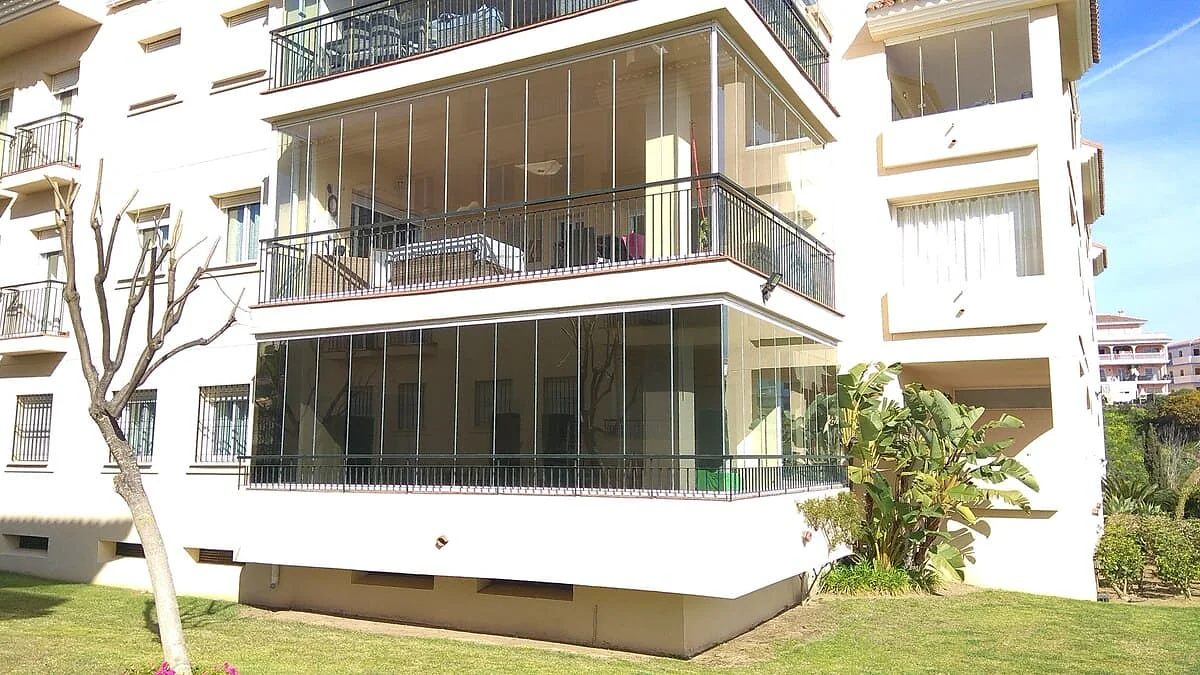 UV protection window film on enclosed glass balconies to stop furniture fading